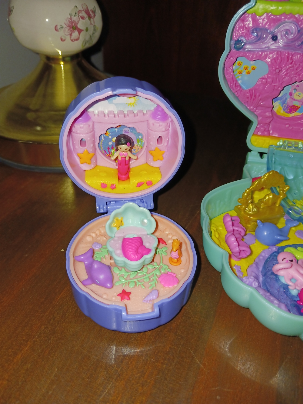 Lot of 2 Mermaid Polly Pocket Playset Including Keepsake Collection Compact 2025 - Picture 4 of 4